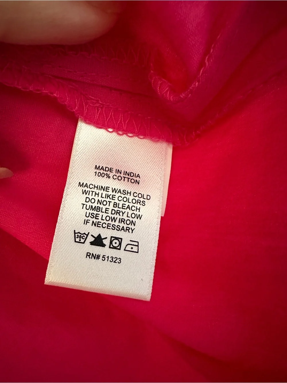 Hot pink poplin-style top - Picture 4 of 4
